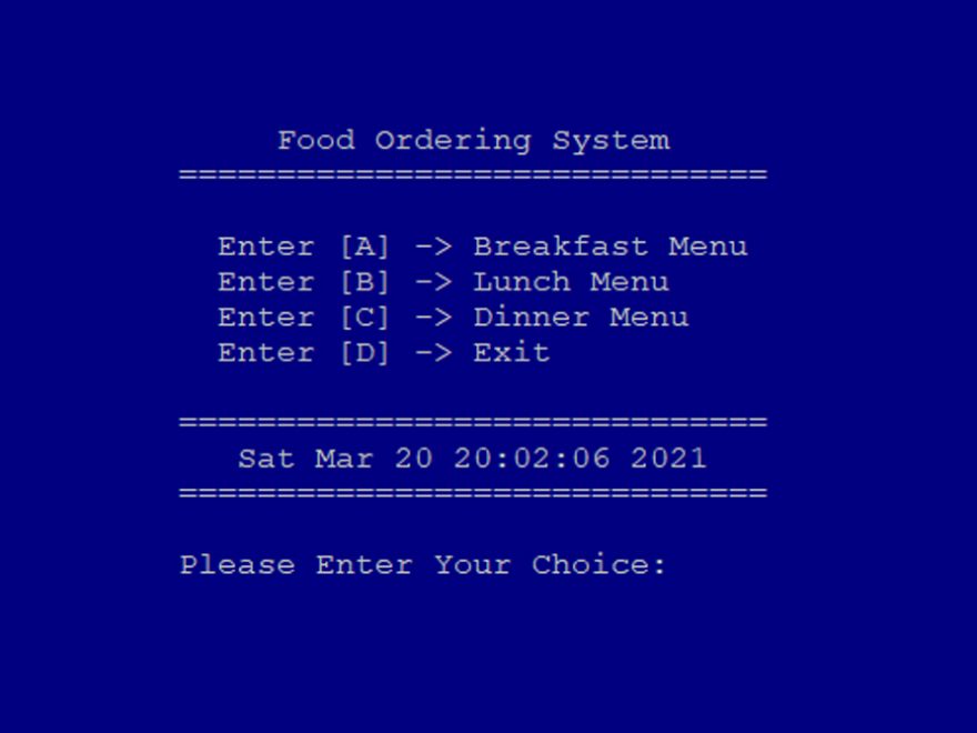 food ordering system thumbnail-img