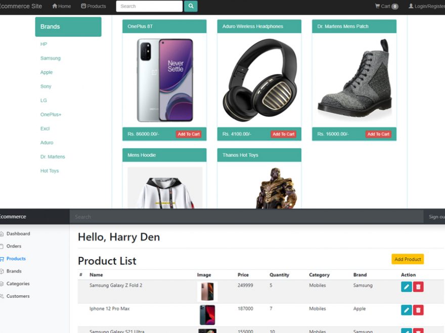 Ecommerce Site in PHP thumbnail- codeastro