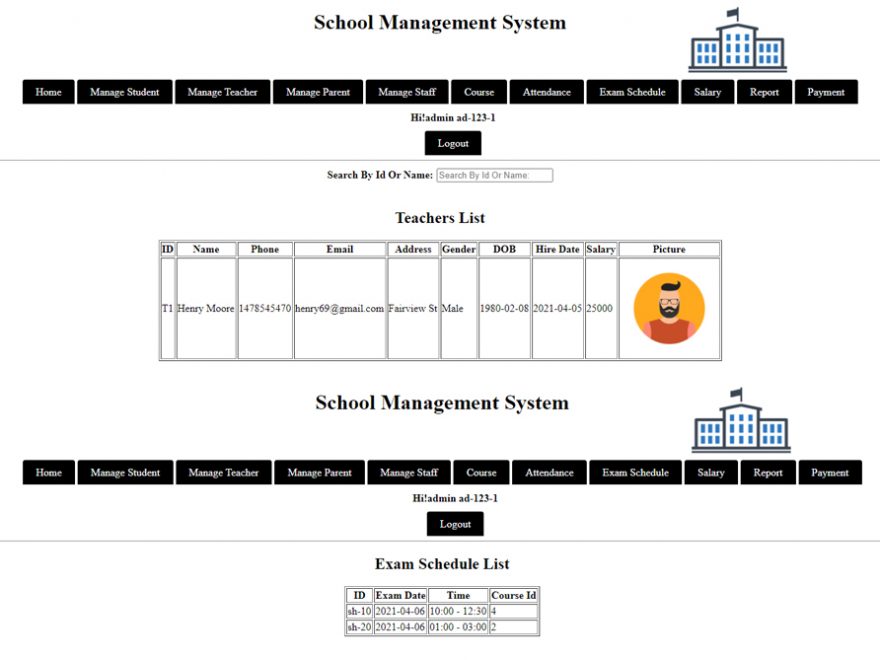 School Management System PHP Thumbnail_CodeAstro
