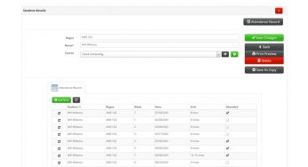 Attendance Management System in PHP with Source Code