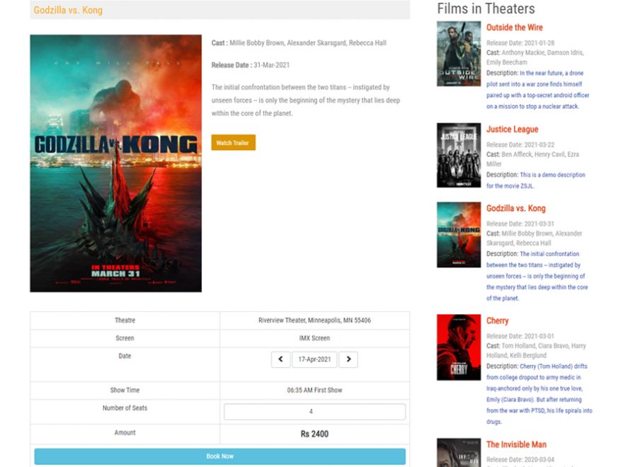 Movie Ticket Booking System PHP thumbnail_CodeAstro