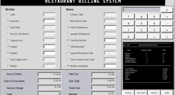 Restaurant Billing System in Python with Source Code