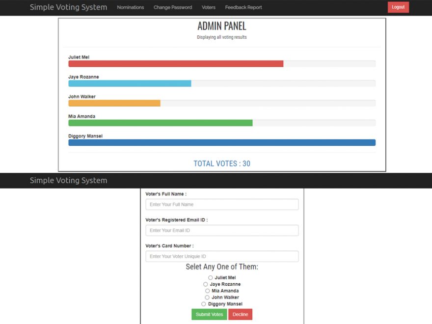 Simple Voting System PHP Thumbnail-CodeAstro