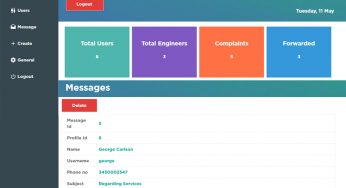 Complaint Management System in PHP with Source Code