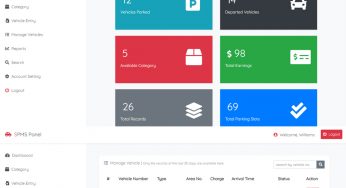 Simple Parking Management System in PHP CodeIgniter with Source Code
