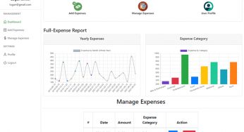 Daily Expense Management System in PHP with Source Code