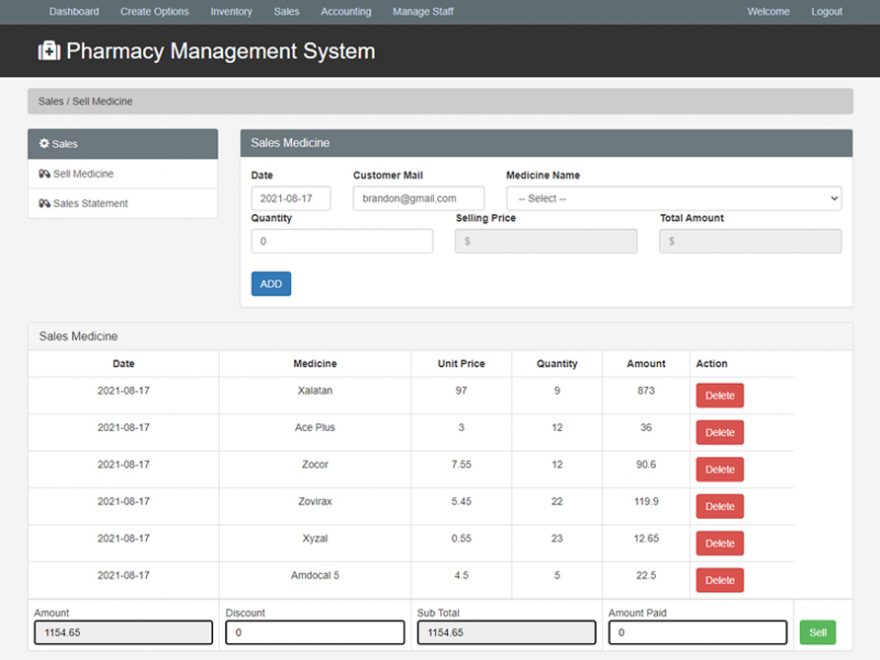 Pharmacy Management System PHP Thumbnail_CodeAstro