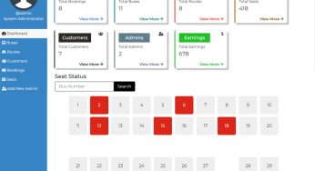 Simple Bus Ticket Booking System in PHP with Source Code