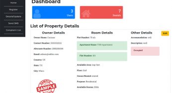 Simple House Rental System in PHP with Source Code