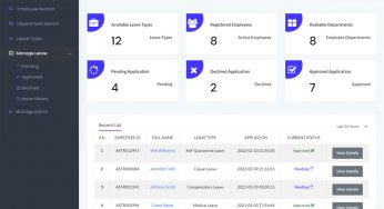 Employee Leave Management System in PHP with Source Code