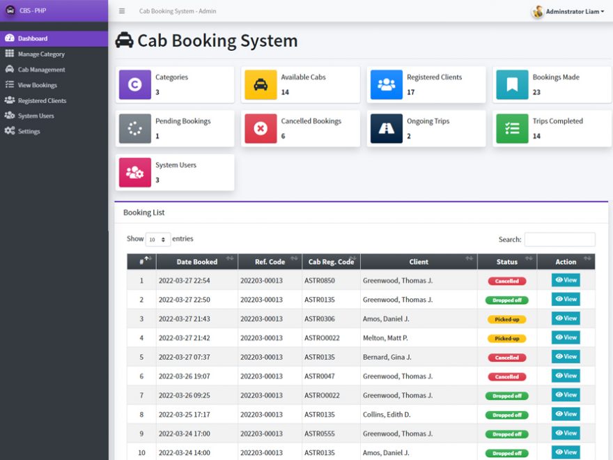 Cab Booking System PHP MySQL Thumbnail_CodeAstro