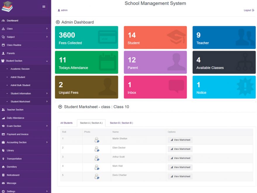 School Management System in PHP Thumbnail_CodeAstro