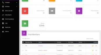 Gym Management System in PHP CodeIgniter with Source Code