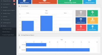 Gym Management System in PHP MySQL with Source Code