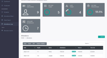 Simple Attendance Management System in PHP Laravel with Source Code