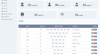 School Management System in PHP Laravel with Source Code