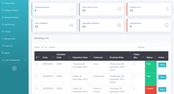 Bus Ticket Booking System in PHP CodeIgniter with Source Code