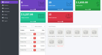 Point of Sale System in PHP Laravel with Source Code